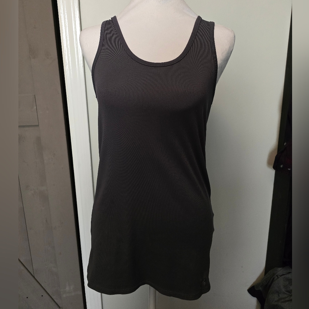 Under Armour Gray Ribbed Tank Top